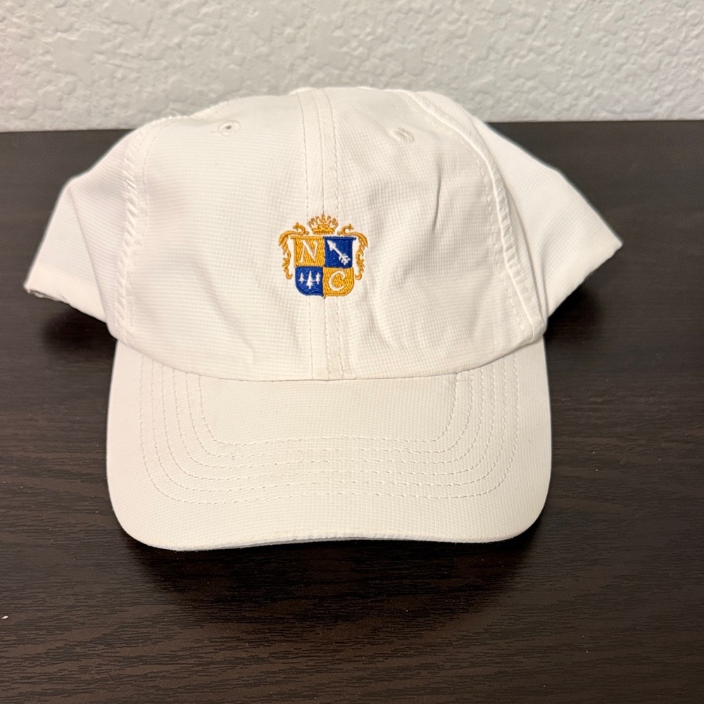 White Northwood Club Cap with Embroidered Crest